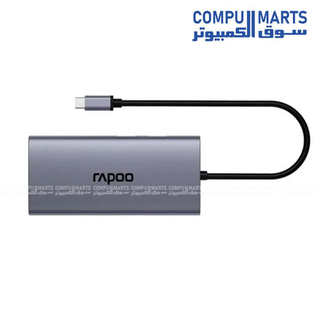 Rapoo 10-in-1 USB-C hub docking station with 4K HDMI, VGA, RJ-45 Ethernet and USB 3.0 connectivity