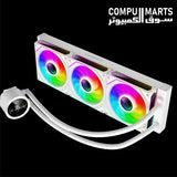GameMax IceBurg 360 Digital WH radiator dimensions and cooling components