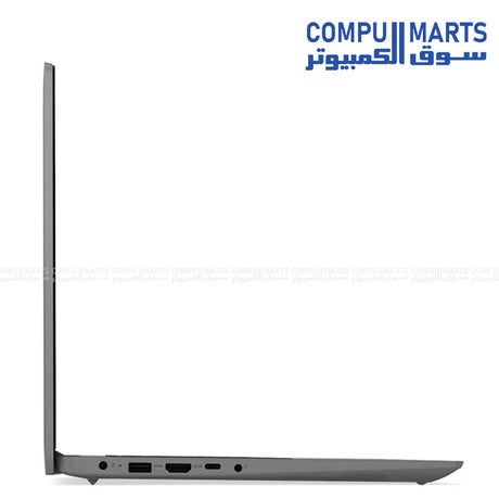 82RK01AKAD – Laptop – Lenovo – Intel Core i5-1235U, 8GB RAM, 512GB SSD, Intel Iris Xe Graphics, 15.6" FHD, Arctic Grey, Arabic Keyboard


