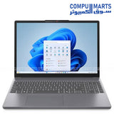 IdeaPad Slim 3i 15.3-inch Luna Grey laptop with 16GB DDR5 memory and 512GB NVMe SSD