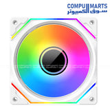 Xigmatek Infinity Pro 3 Arctic – 120mm ARGB Case Fans – White – High Airflow – Egypt