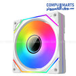 Xigmatek Infinity Pro 3 Arctic – 120mm ARGB Case Fans – White – High Airflow – Egypt