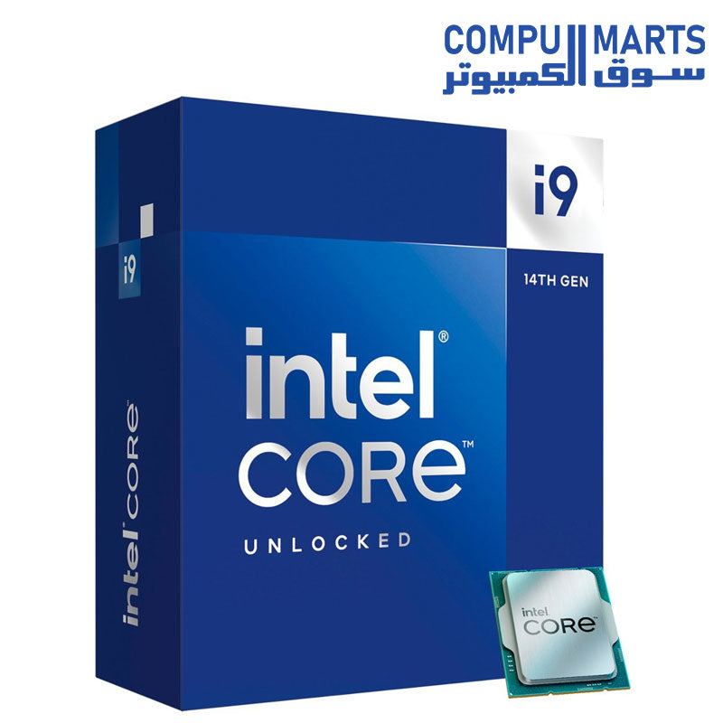 Intel Core i9-14900K 14th Gen 24-Core 32-Thread - 4.4GHz (6.0GHz Turbo)  Socket LGA 1700 Unlocked Desktop Processor - Multi