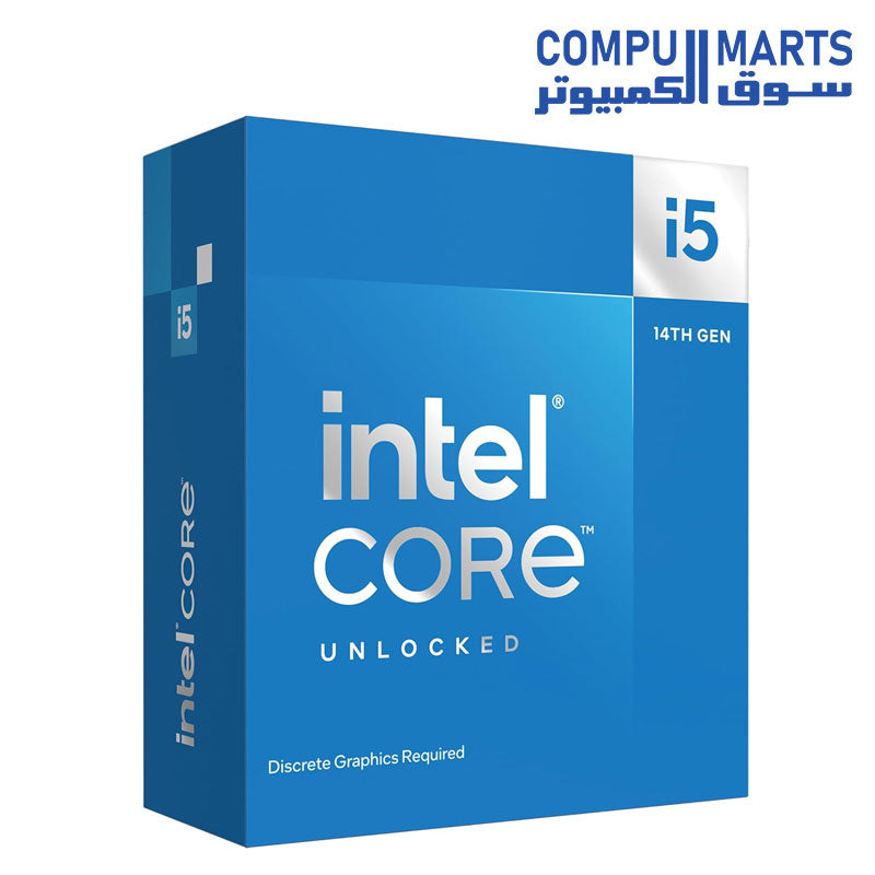 Intel Core i5-14600KF - Core i5 14th Gen 14-Core (6P+8E) LGA 1700