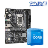 Intel Core i5-12400F – CPU Bundle – ASRock – 6 Cores 12 Threads LGA1700 with H610M Motherboard Combo