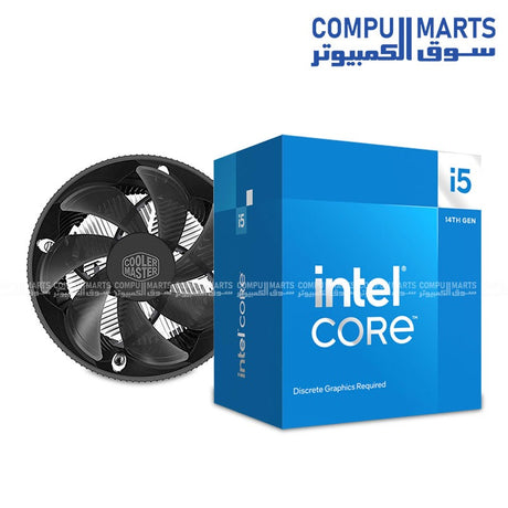 Intel Core i5-14400F and Cooler Master I70 Combo for Gaming PC