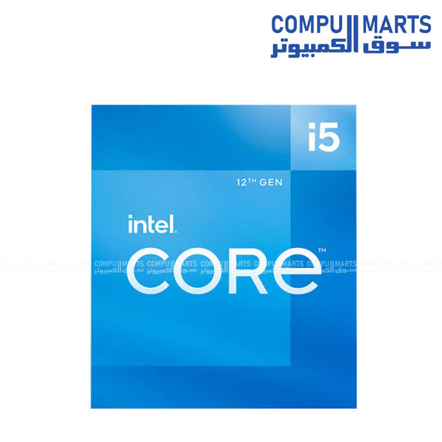 Core i5‑12400F – Processor – Intel – 6 Cores – 18MB Cache – Up to 4.4GHz – TRAY + FAN – LGA1700

