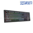 Redragon K518 CRUX RGB membrane gaming keyboard 108 keys anti-ghosting USB wired black