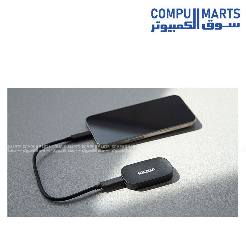 KIOXIA EXCERIA PLUS G2 Portable SSD USB-C High Speed External Drive