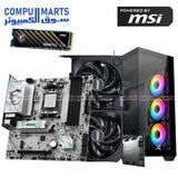 KIRO FLEX AMD – Gaming PC Bundle – KIRO – Ryzen 5 8400F + B840M WiFi + DDR5 + 500GB NVMe SSD + 750W PSU – Multiple GPU Options