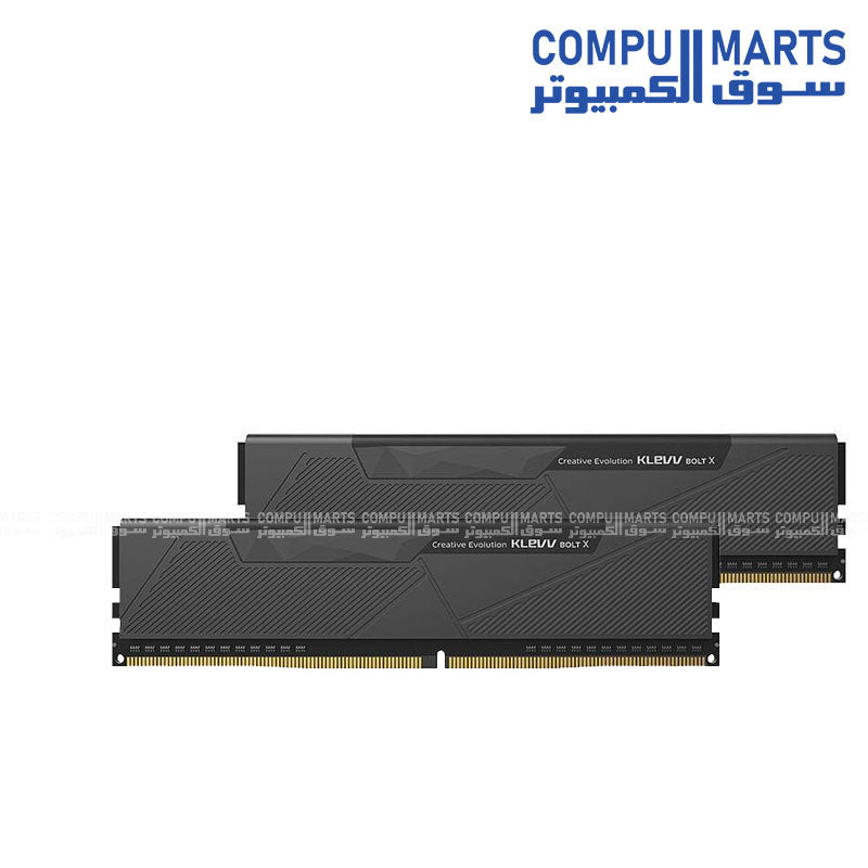 KLEVV Bolt X DDR4 desktop memory kit featuring 2x8GB configuration, 3600MHz speed, and CL18 latency performance