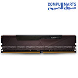 KLEVV Bolt X 8GB DDR4 3200MHz desktop memory with 288 Pin Unbuffered DIMM format and Intel XMP 2.0 support in Egypt
