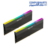 KLEVV CRAS V RGB 32GB DDR5 6400MHz CL32 desktop memory kit with 2x16GB configuration for gaming PCs in Egypt