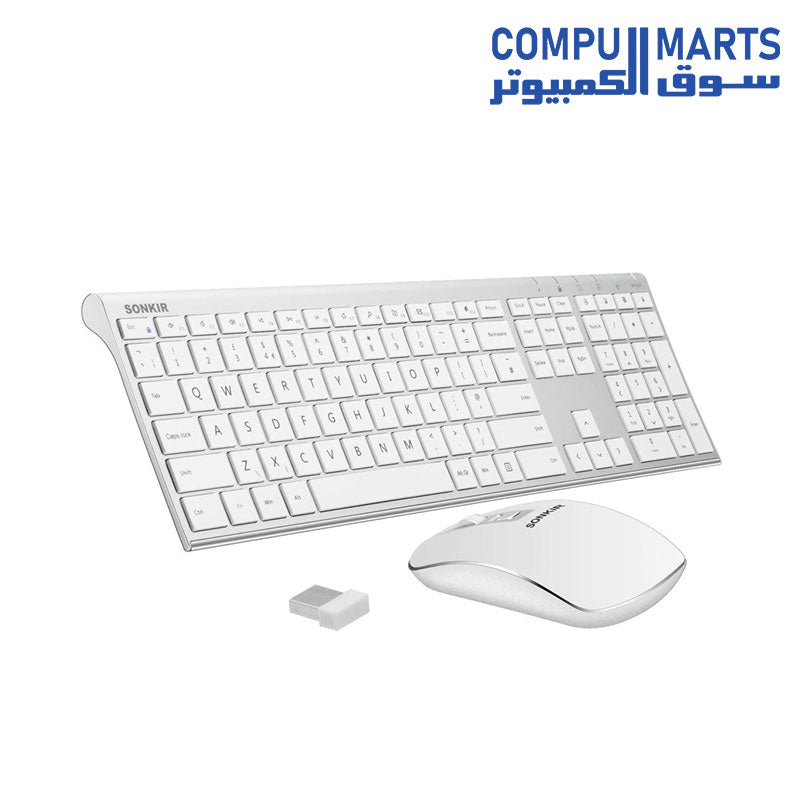 KOLAURA-Keyboard-Mouse-Rechargeable-Wireless