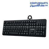 GAMMA KY-K683 full-size keyboard with numeric keypad