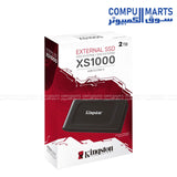 Kingston Digital XS1000 2TB External SSD USB 3.2 Gen 2 High Speed Portable Drive Egypt