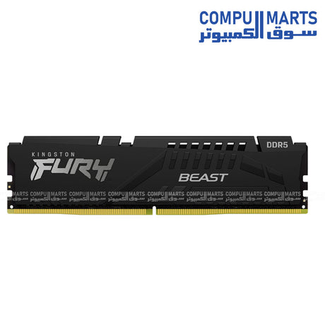 KF560C36BBE-16 – DDR5 Desktop Memory – Kingston – FURY Beast 16GB 6000MHz CL36 High Performance RAM