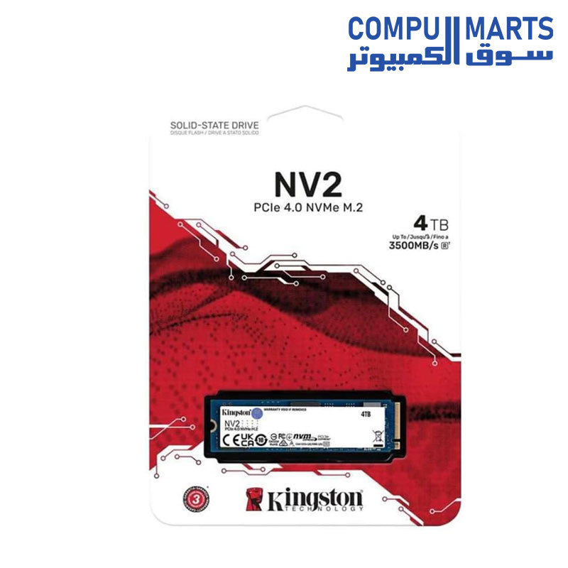 Kingston SSD NV2 NVMe M.2 2280 PCIe 4.0