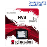 Kingston NV3 M.2 2230 NVMe PCIe 4.0 SSD 1TB 2TB internal high speed laptop storage