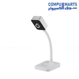 Kisonli D1 2K USB webcam with 2592×1944 resolution, autofocus 5P lens, and built-in microphone for PC and laptop in Egypt