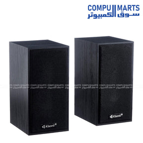 Kisonli T-004 USB 2.0 stereo speaker with LED light for PC and laptop in Egypt