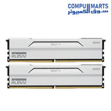Klevv Bolt V 32GB 2x16GB DDR5 6400MHz CL30 desktop memory with AMD EXPO and XMP 3.0 support available in Egypt from Compumarts