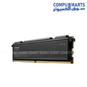 Klevv Fit V 16GB DDR5 6400MHz CL32 Desktop Memory with 288-pin UDIMM design and Intel XMP 3.0 support available in Egypt