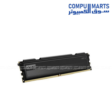 High-performance Klevv Fit V desktop memory with 16GB DDR5 capacity, 6400 MT/s tested speed, and AMD EXPO support for desktop PC upgrades
