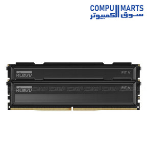 Klevv Fit V 32GB 2x16GB DDR5 6400MHz CL30 desktop memory with AMD EXPO and XMP 3.0 support available in Egypt from Compumarts