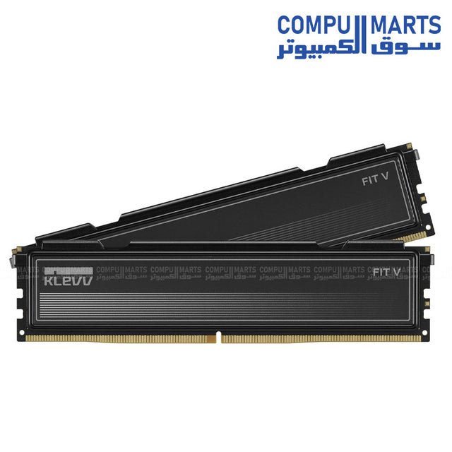 Klevv Fit V 32GB DDR5 6400MHz CL32 desktop memory kit with 2x16GB modules for desktop PC performance upgrades in Egypt