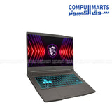 "MSI Thin 15 B13UC Gaming Laptop Intel Core i7-13620H RTX 3050 4GB 16GB RAM 512GB SSD 15.6 FHD Cosmos Grey"