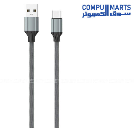 LS441 – USB Type-C Cable – LDNIO – 2.4A Fast Charging 1M TPE Durable Data Cable