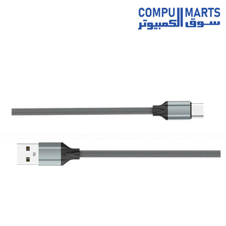 LS441 – USB Type-C Cable – LDNIO – 2.4A Fast Charging 1M TPE Durable Data Cable