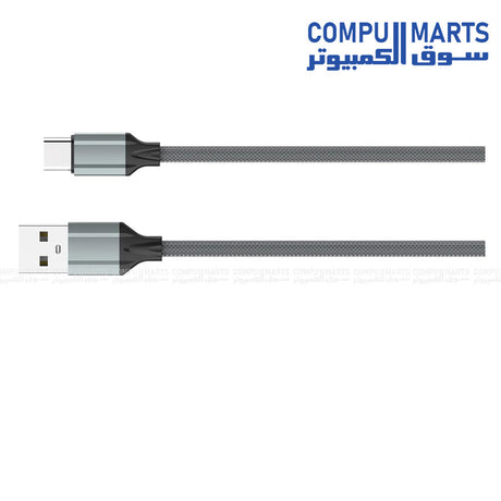 LS441 – USB Type-C Cable – LDNIO – 2.4A Fast Charging 1M TPE Durable Data Cable
