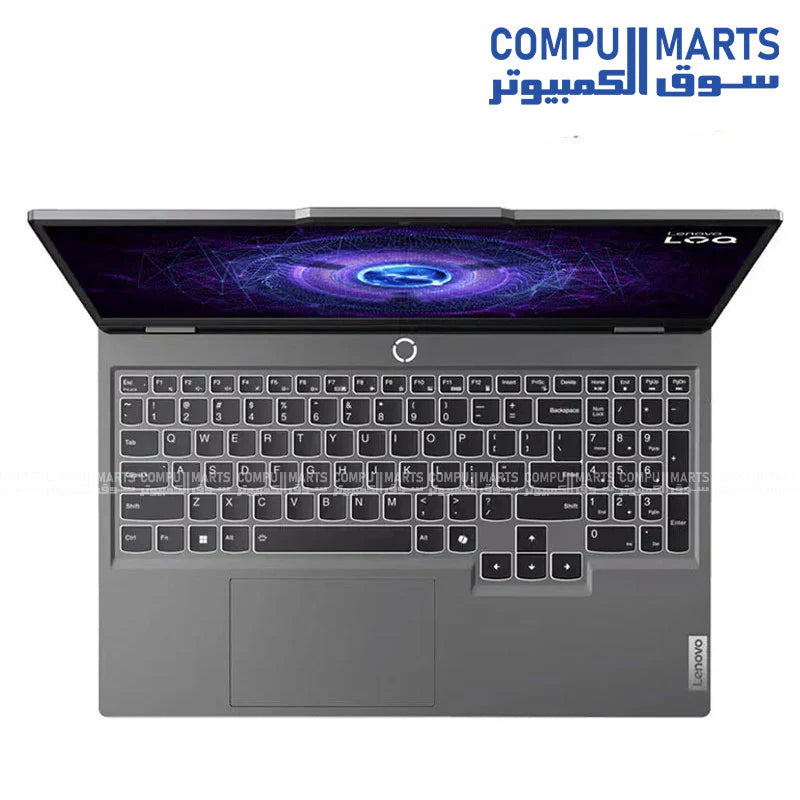 Lenovo LOQ 15IRX9 83DV00UQPS – Gaming Laptop – Lenovo – Core i5-13450HX – RTX 3050 6GB – 15.6 FHD 144Hz – AI Powered – Luna Grey