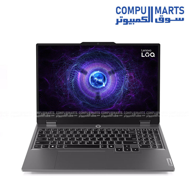 Lenovo LOQ 15IRX9 gaming laptop with Core i5-13450HX, RTX 4050 6GB, 16GB DDR5, 512GB SSD and 144Hz display in Egypt