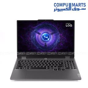 Lenovo LOQ 15IRX9 gaming laptop with Core i5-13450HX, RTX 4050 6GB, 16GB DDR5, 512GB SSD and 144Hz display in Egypt