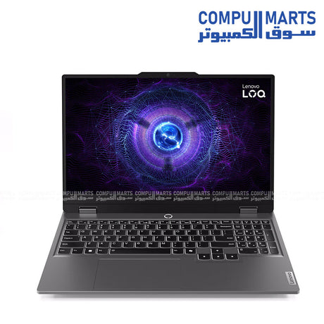 Lenovo LOQ 15IRX9 gaming laptop with Core i5-13450HX, RTX 4050 6GB, 16GB DDR5, 512GB SSD and 144Hz display in Egypt
