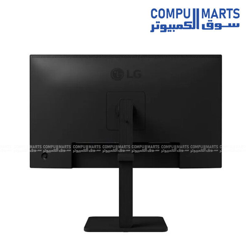 LG 27BA550-B rear ports HDMI DisplayPort USB hub adjustable stand pivot swivel tilt IPS panel connectivity Egypt