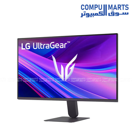 LG 27G411A-B rear design slim stand tilt adjustment ports gaming monitor IPS panel connectivity Egypt