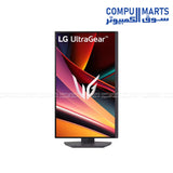  LG UltraGear 27 inch QHD IPS gaming monitor 200Hz 1ms FreeSync Premium HDR display
