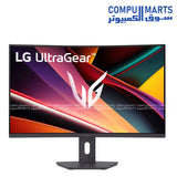 LG UltraGear 32 inch curved QHD gaming monitor 180Hz 1ms HDR10 AMD FreeSync display