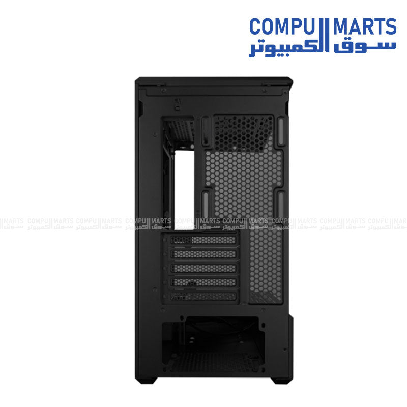 V100MIX mATX case supporting up to 9 fans