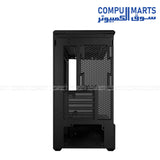 V100MIX mATX case supporting up to 9 fans