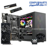 LOFI RED Gaming PC Bundle with AMD Ryzen 5 8400F, Palit RTX 5060 Infinity 2 OC 8GB GDDR7, MSI B650M-P, 16GB DDR5 RAM, 1TB NVMe SSD and 700W PSU