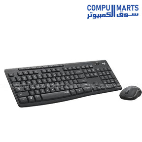 Logitech MK295 Silent Wireless Keyboard and Mouse Combo available at Compumarts Egypt