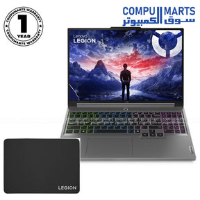 83DG00CWAD – Laptop – Lenovo Legion – Intel Core i7-14650HX, RTX 4050 6GB, 16GB DDR5, 1TB SSD, 16" WQXGA 165Hz, Luna Grey, RGB Keyboard
