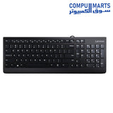 300-Keyboard-MOUSE-LENOVO-USB-Wired-Combo-BLACK