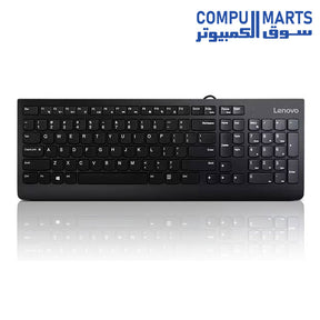 300- Keyboard-Lenovo-Wired-USB-black