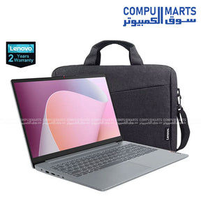 Lenovo IdeaPad Slim 3 15AMN8 laptop with AMD Ryzen 5 7520U, 16GB RAM, 512GB SSD, 15.6-inch FHD display – Grey, Egypt